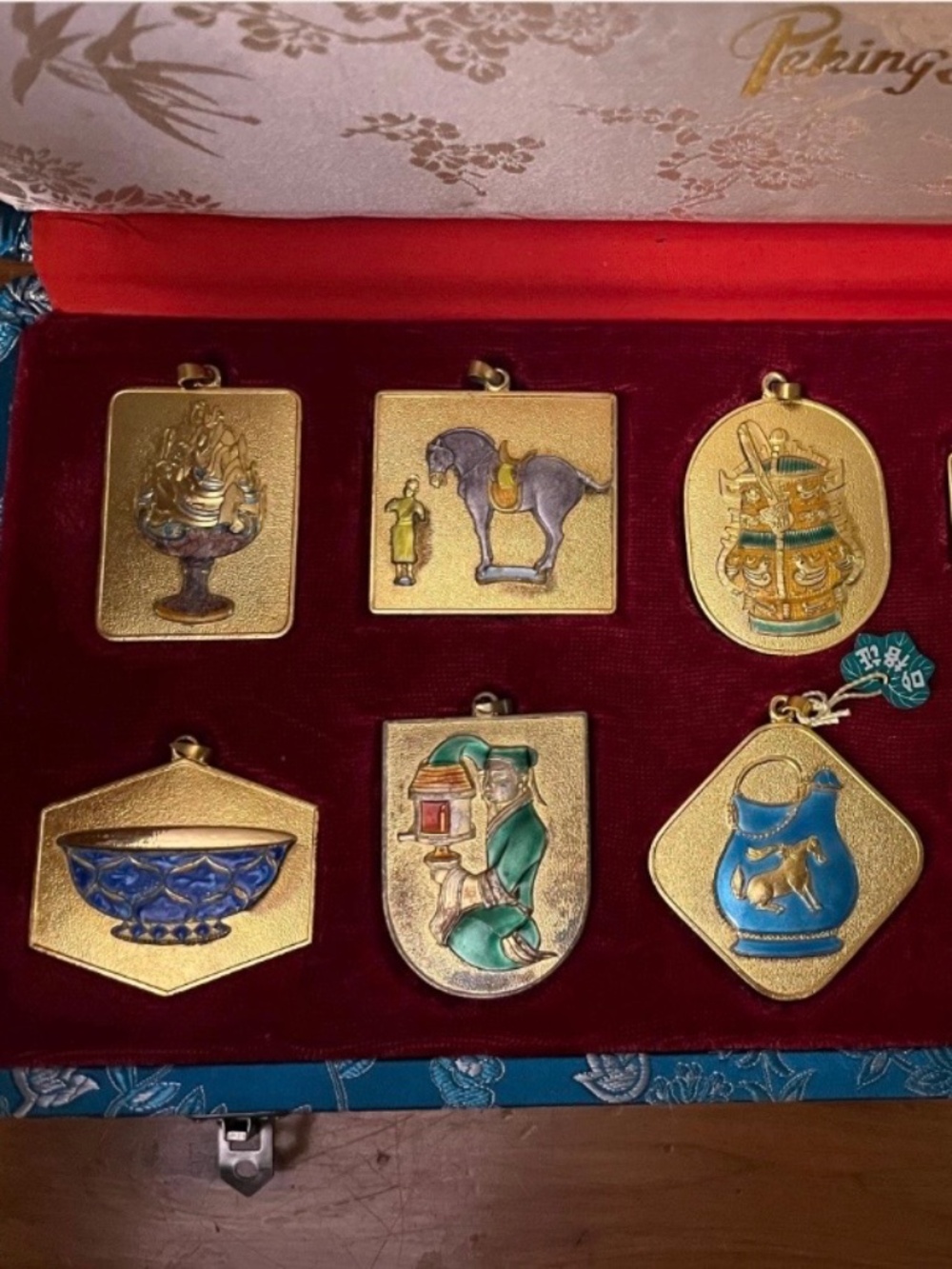 Vintage Peking Chinese Jewellery Pendants